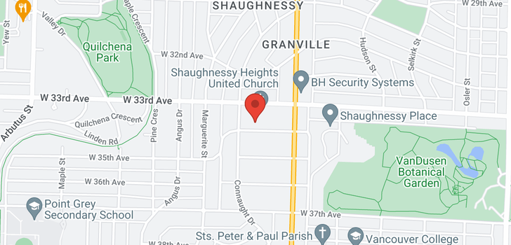 map of 1569 W 34TH AVENUE